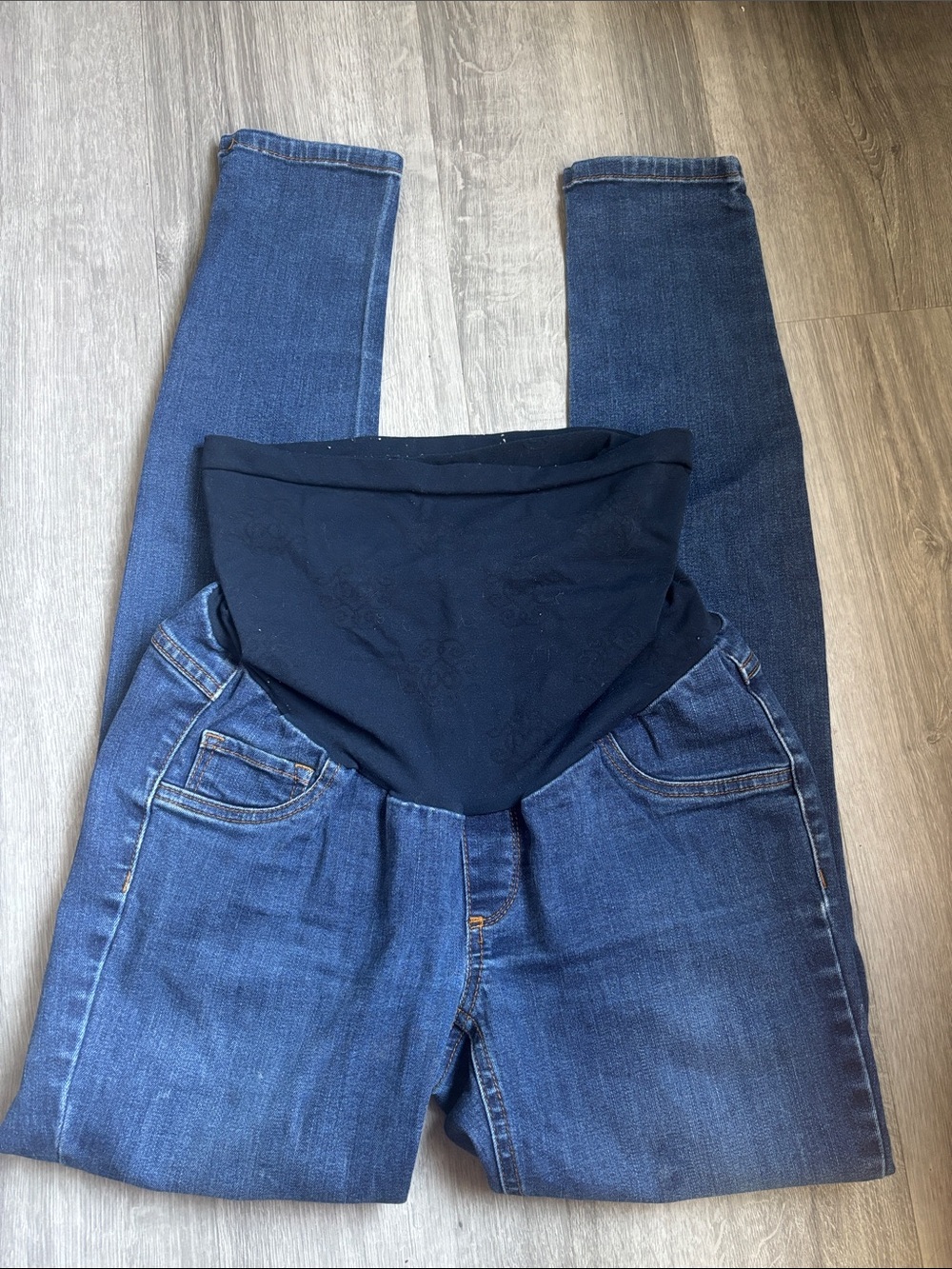 Maternity Darkwash Small Stretch Denim Jeans